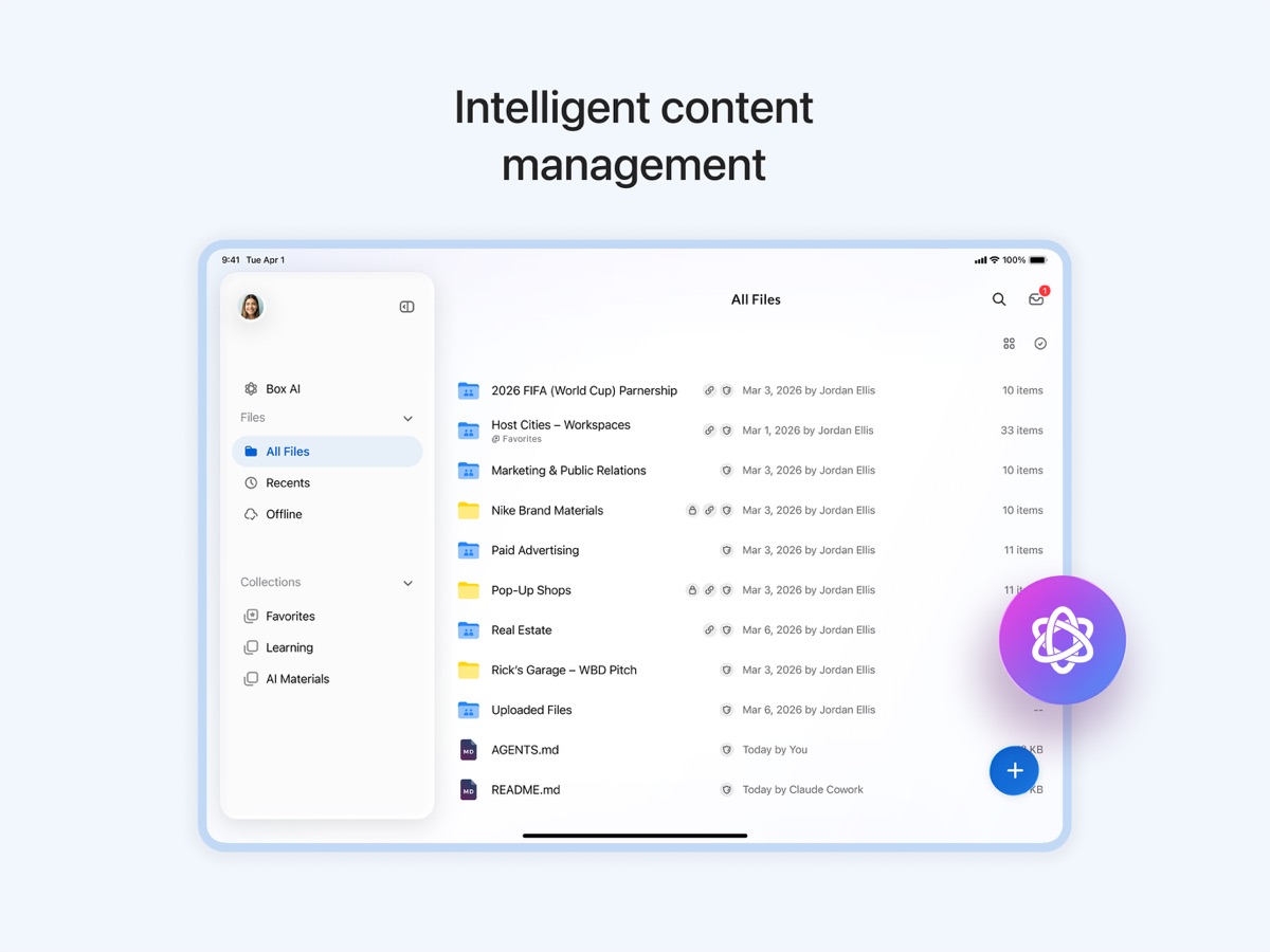 Box · 官方 App Store 截图(iPad 版)