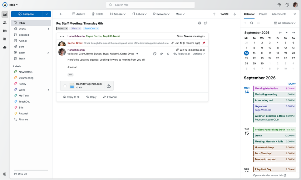 Fastmail · 官网 / 官方文档介绍配图