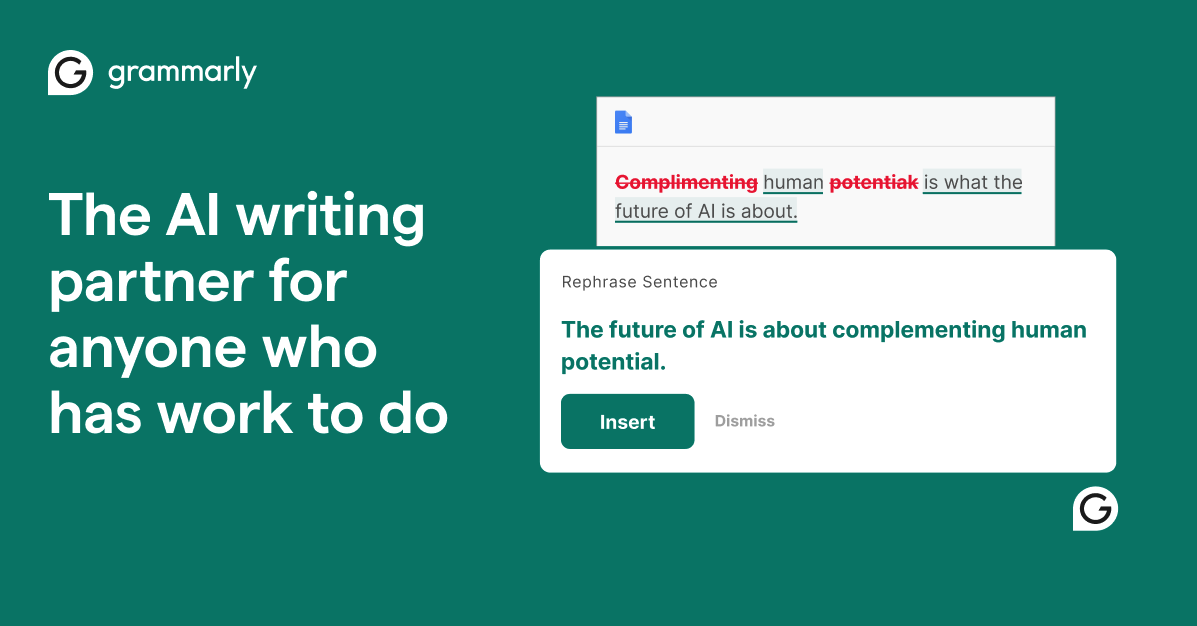 Grammarly · 官网 / 官方文档介绍配图