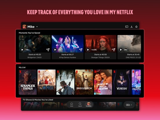 Netflix · 官方 App Store 截图(iPad 版)