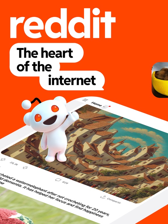 Reddit · 官方 App Store 截图(iPad 版)