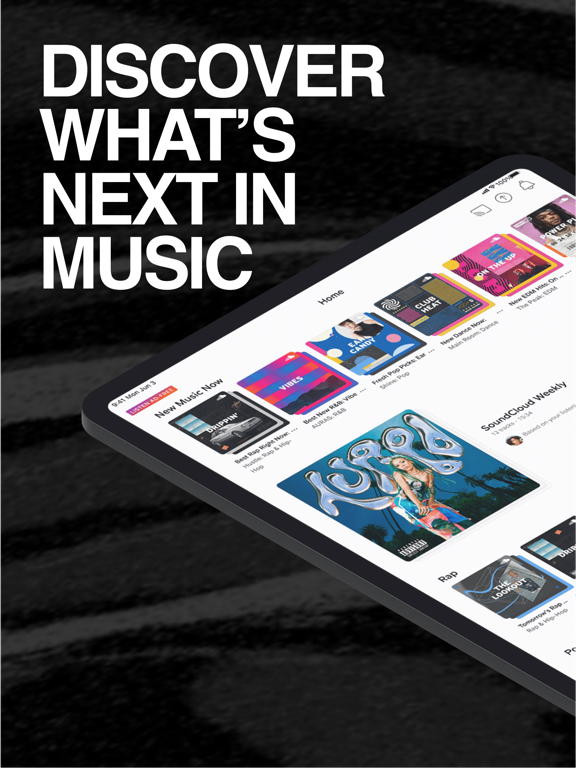 SoundCloud · 官方 App Store 截图(iPad 版)