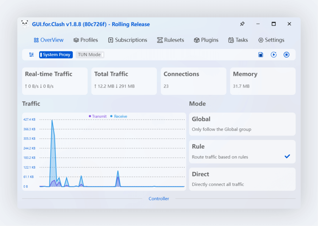 GUI.for.Clash · 官网 / 官方文档介绍配图