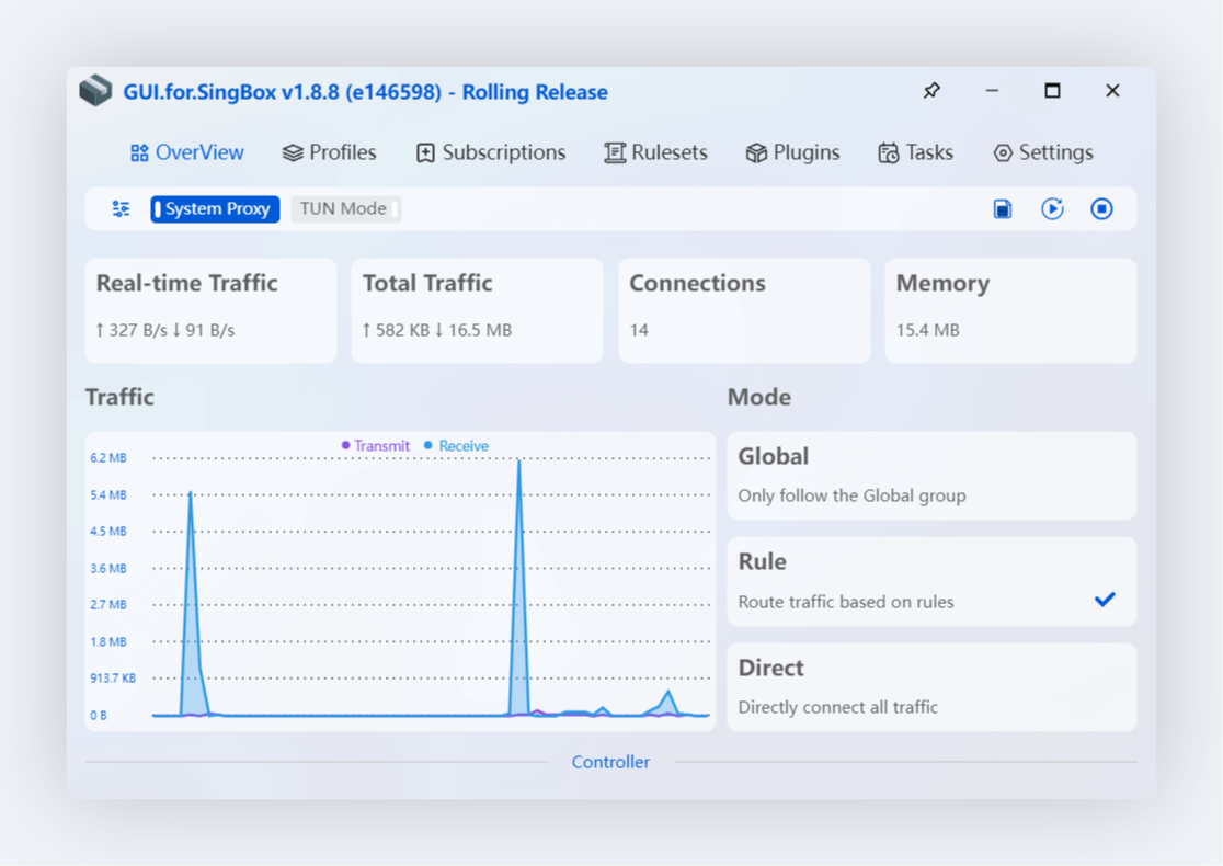 GUI.for.SingBox · 官网 / 官方文档介绍配图