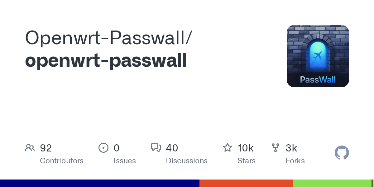 PassWall · 官方项目仓库介绍卡片